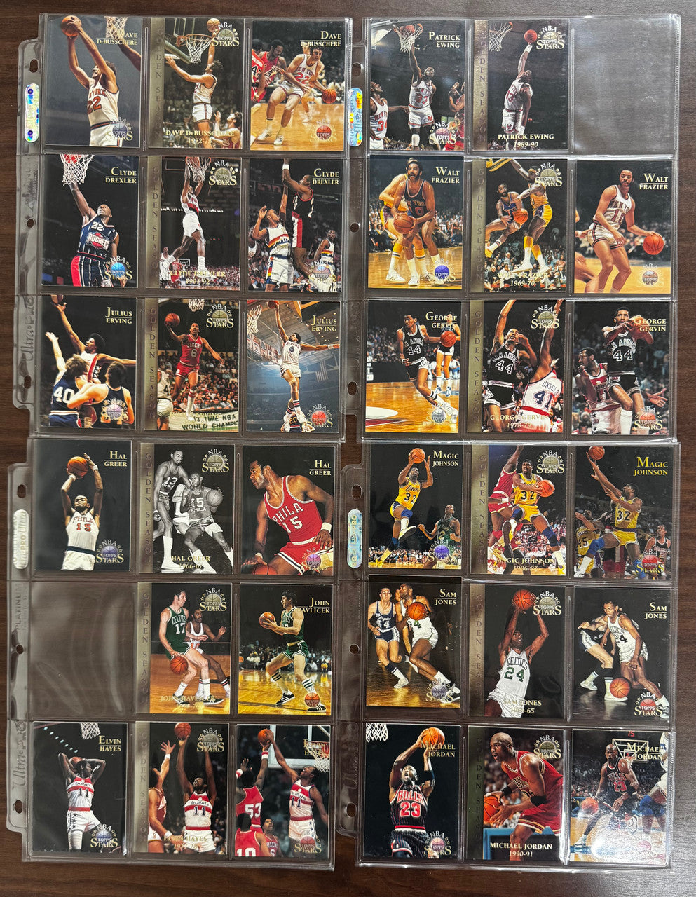 1996 Topps Basketball Stars Near Complete Set(139/150) Incl. Jordan, Magic, Bird