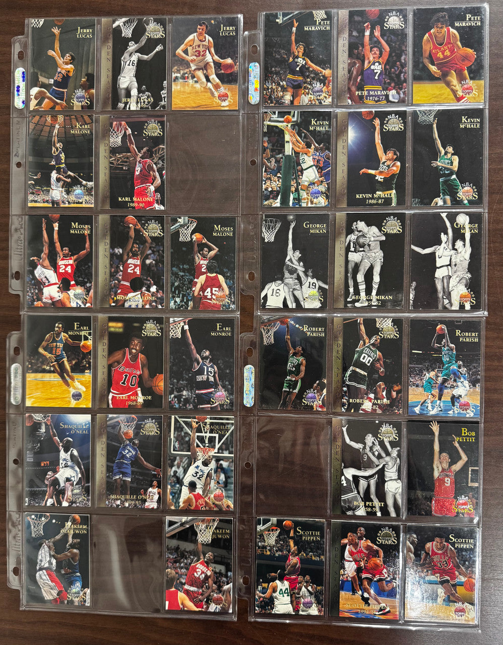 1996 Topps Basketball Stars Near Complete Set(139/150) Incl. Jordan, Magic, Bird