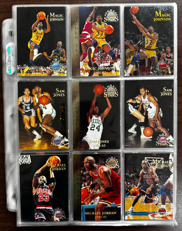 1996 Topps Basketball Stars Near Complete Set(139/150) Incl. Jordan, Magic, Bird