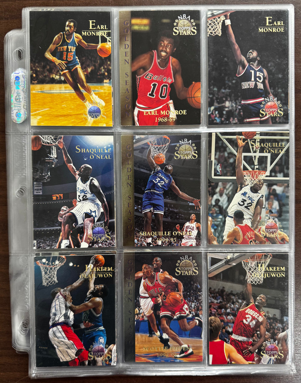 1996 Topps Basketball Stars Near Complete Set(139/150) Incl. Jordan, Magic, Bird