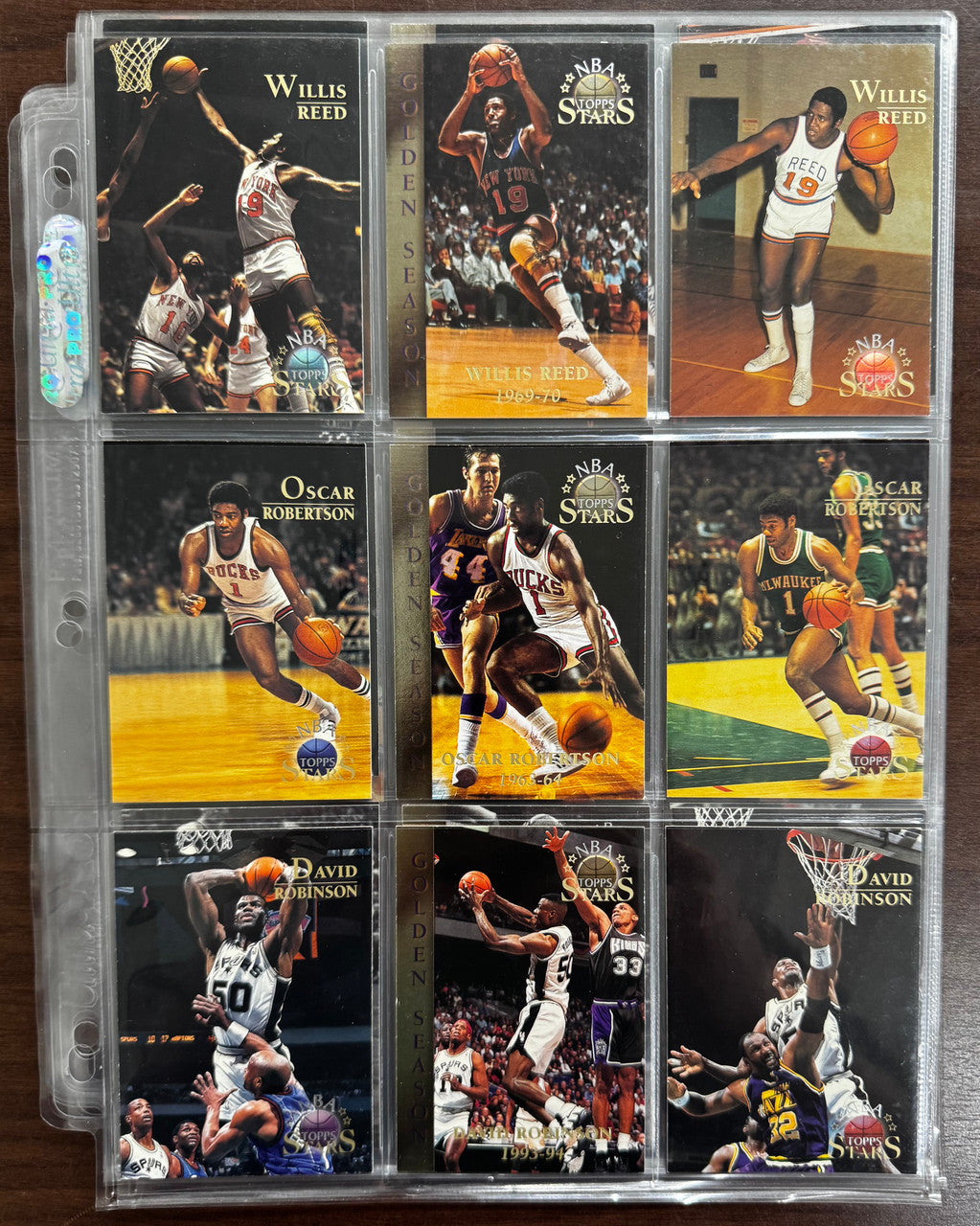 1996 Topps Basketball Stars Near Complete Set(139/150) Incl. Jordan, Magic, Bird