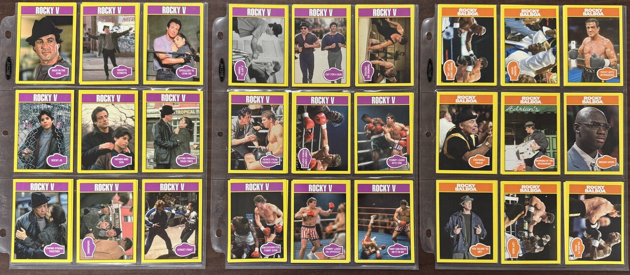 2016 Topps Rocky 40th Anniversary Complete Card Set (330)