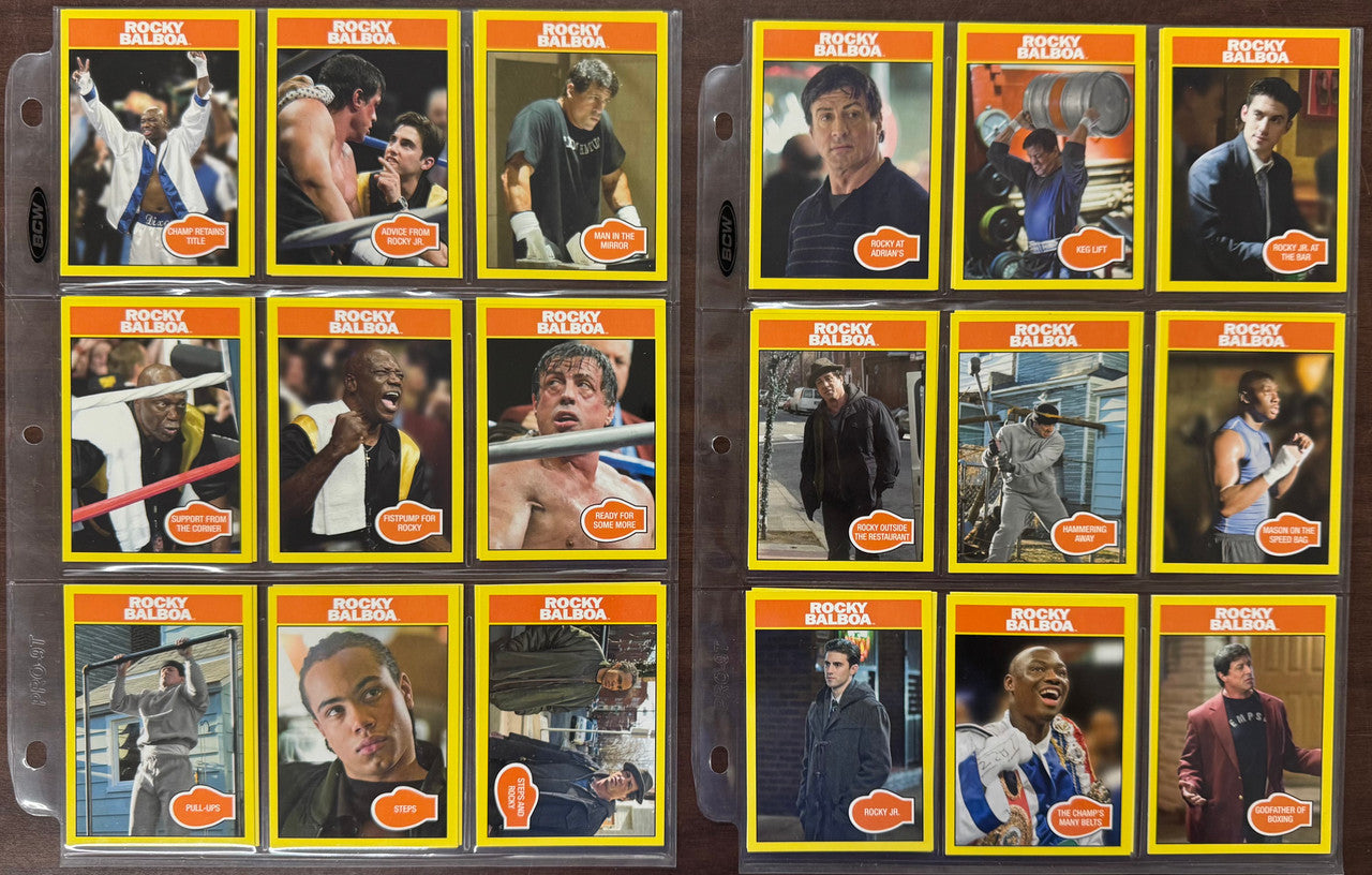2016 Topps Rocky 40th Anniversary Complete Card Set (330)