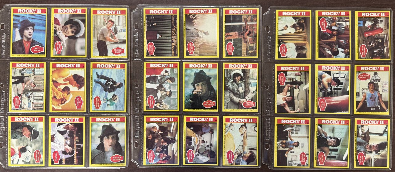 1979 Topps Rocky II Complete Card Set (99) W/ Stickers (22) EX-NM