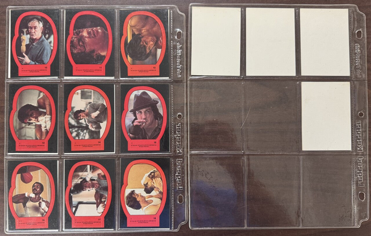 1979 Topps Rocky II Complete Card Set (99) W/ Stickers (22) EX-NM