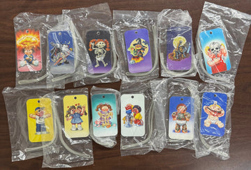 2021 Garbage Pail Kids Go On Vacation Luggage Tags (12) Complete Set Sealed