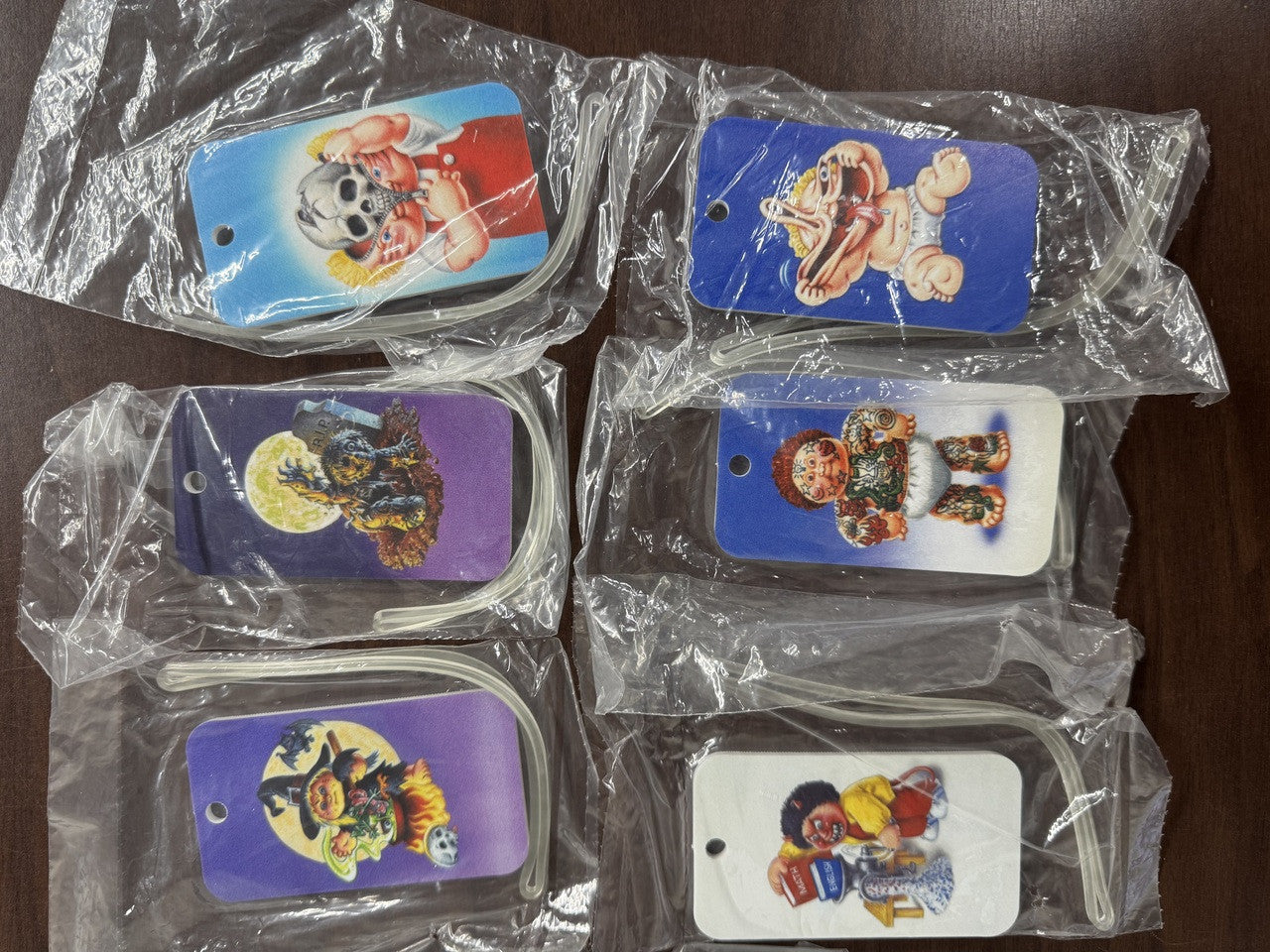 2021 Garbage Pail Kids Go On Vacation Luggage Tags (12) Complete Set Sealed