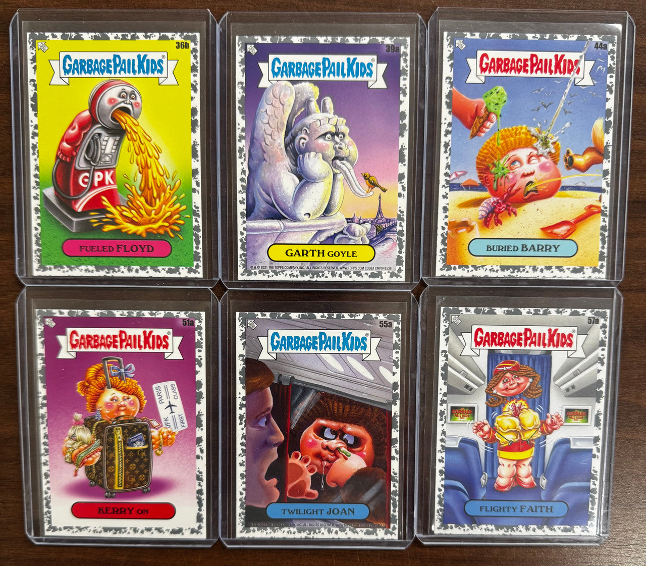 2021 Garbage Pail Kids Go On Vacation Route 66 Gravel 6 Card Lot /66 NM