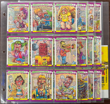1986 Fleer Grossville High Complete Card Set (66) W/ Wrappers NM