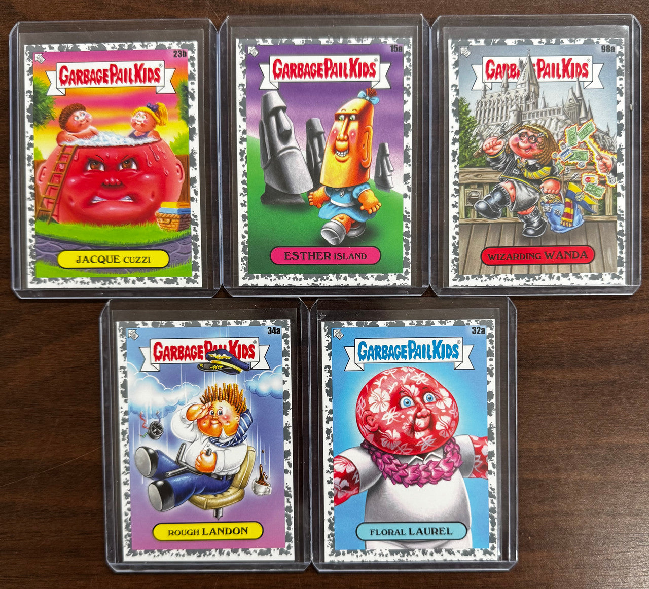 2021 Garbage Pail Kids Go On Vacation Route 66 Gravel 5 Card Lot Numbered /66 NM