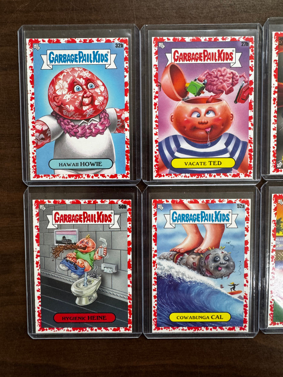 2021 Garbage Pail Kids Go On Vacation Blood Red 10 Card Lot Numbered /75 NM