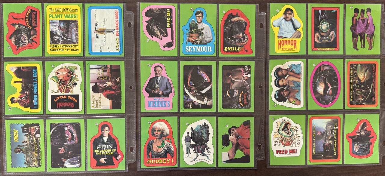 1986 Topps Little Shop of Horrors Complete Card Set (44) NM