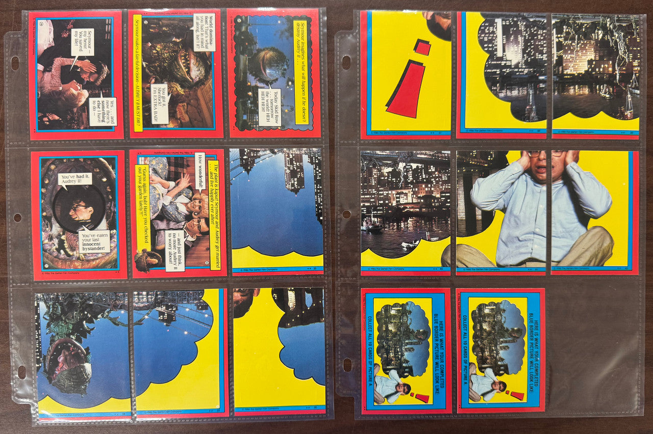 1986 Topps Little Shop of Horrors Complete Card Set (44) NM