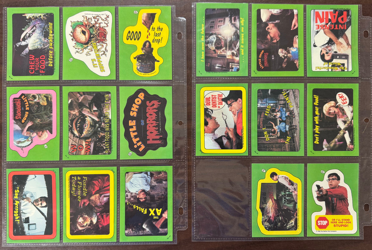 1986 Topps Little Shop of Horrors Complete Card Set (44) NM