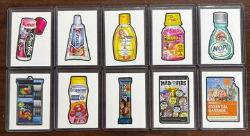 2021 Garbage Pail Kids Go On Vacation Pack Your Bag Wacky Packages Set (10)