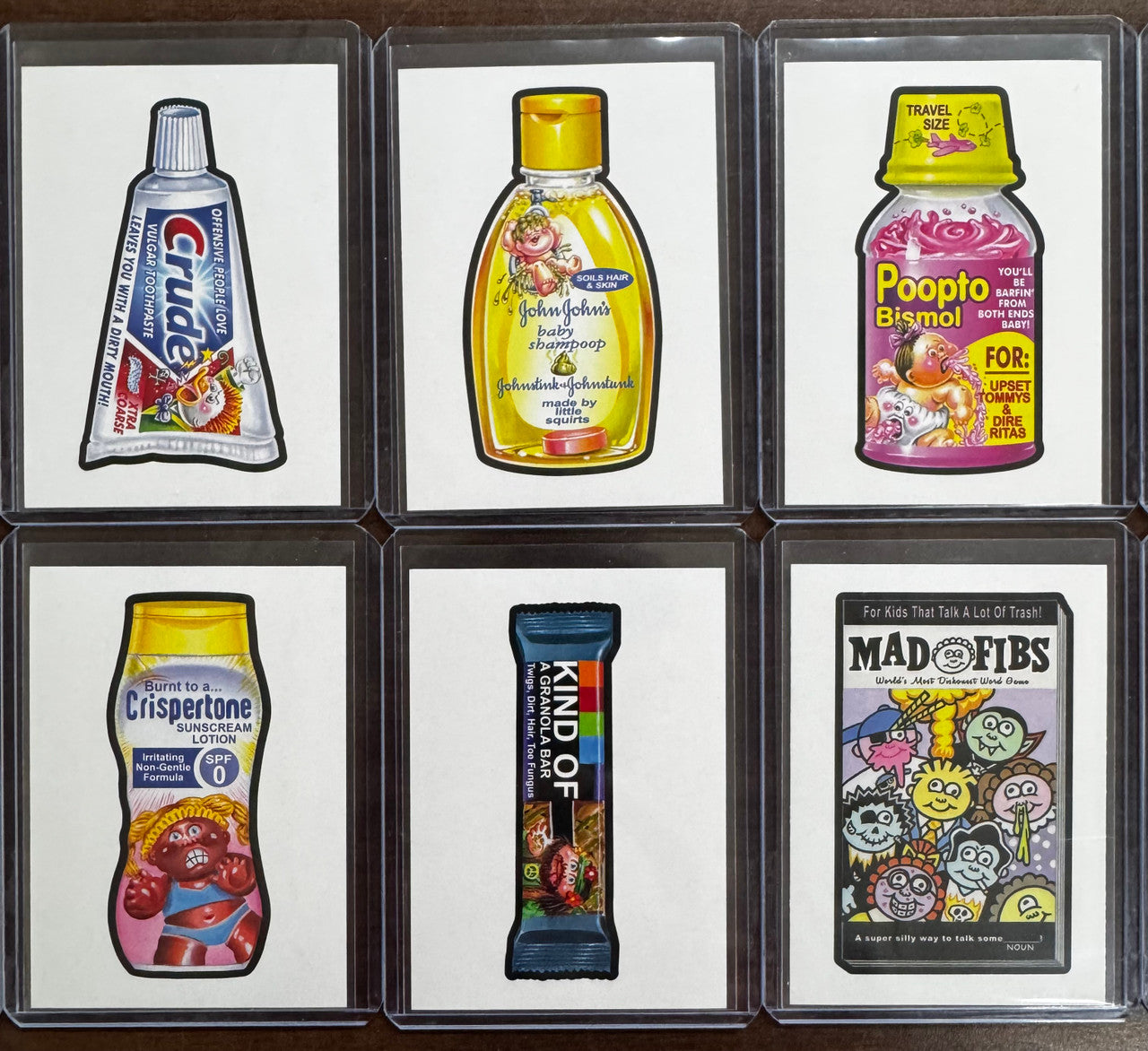 2021 Garbage Pail Kids Go On Vacation Pack Your Bag Wacky Packages Set (10)