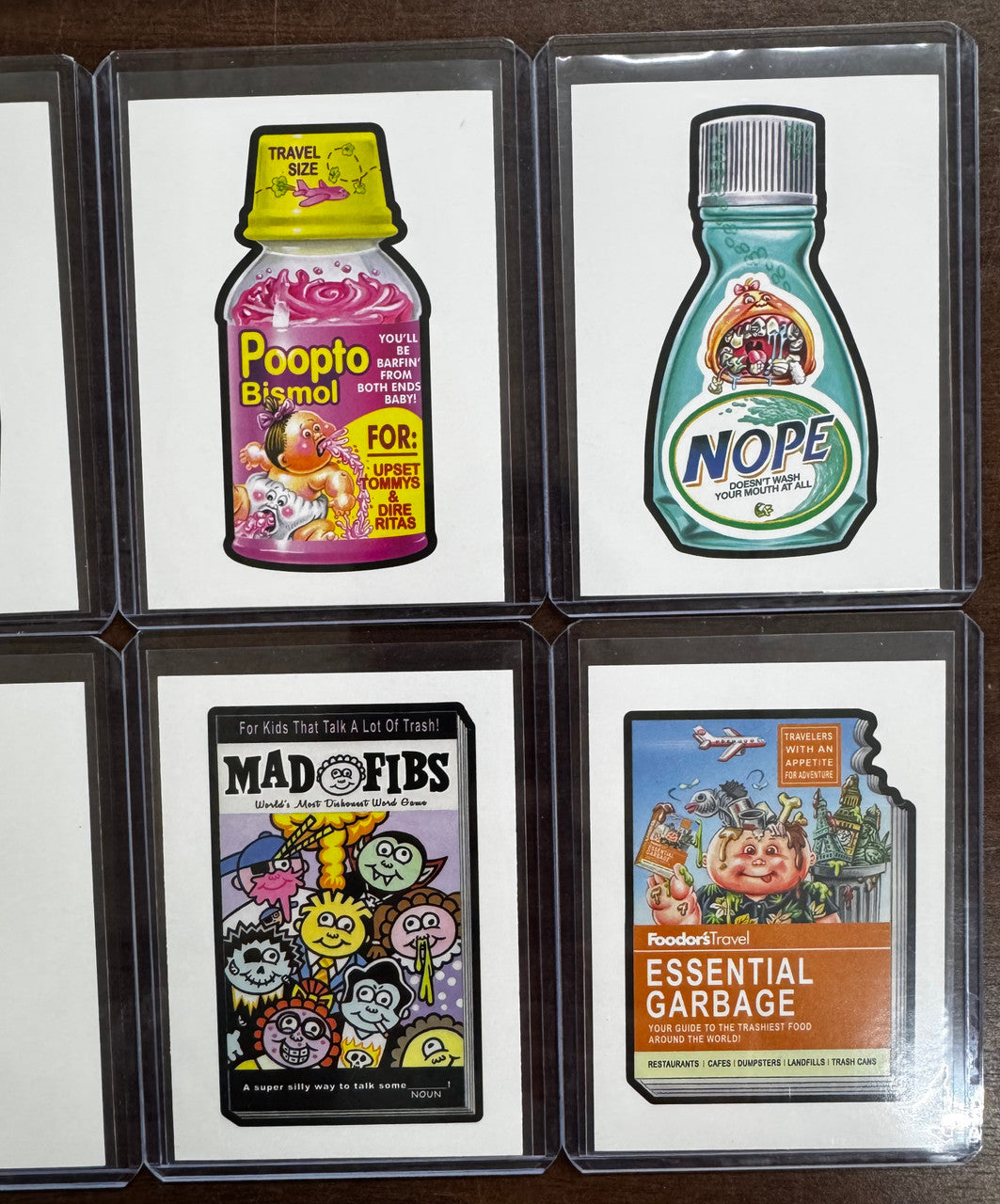 2021 Garbage Pail Kids Go On Vacation Pack Your Bag Wacky Packages Set (10)