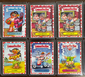 2021 Garbage Pail Kids Go On Vacation Blood Red 10 Card Lot Numbered /75 NM "B"
