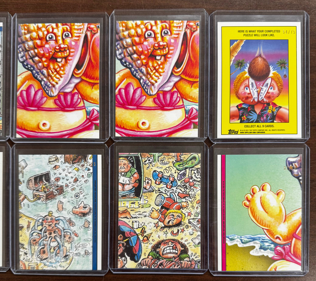 2021 Garbage Pail Kids Go On Vacation Blood Red 10 Card Lot Numbered /75 NM "B"