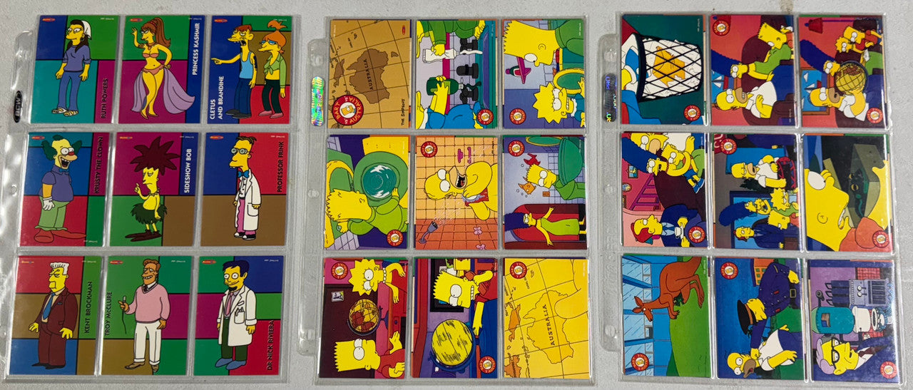 1996 Tempo The Simpsons Complete Card Set (100)