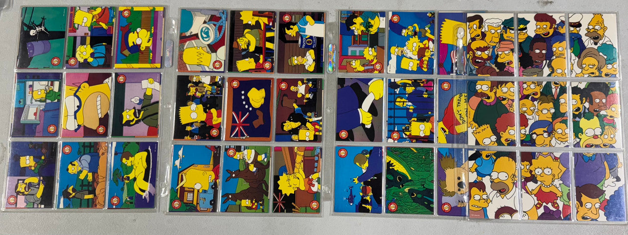1996 Tempo The Simpsons Complete Card Set (100)