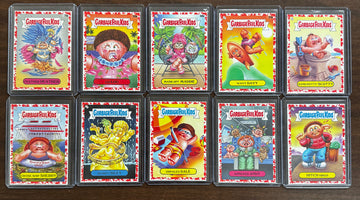 2021 Garbage Pail Kids Go On Vacation Blood Red 10 Card Lot Numbered /75 NM "C"