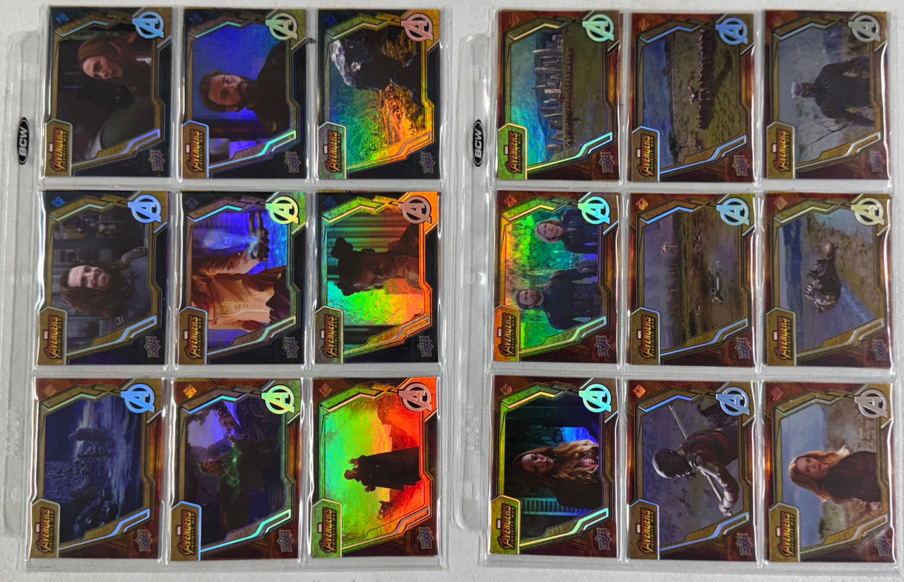 2018 Upper Deck Marvel Avengers Infinity War Complete Card Set (90)
