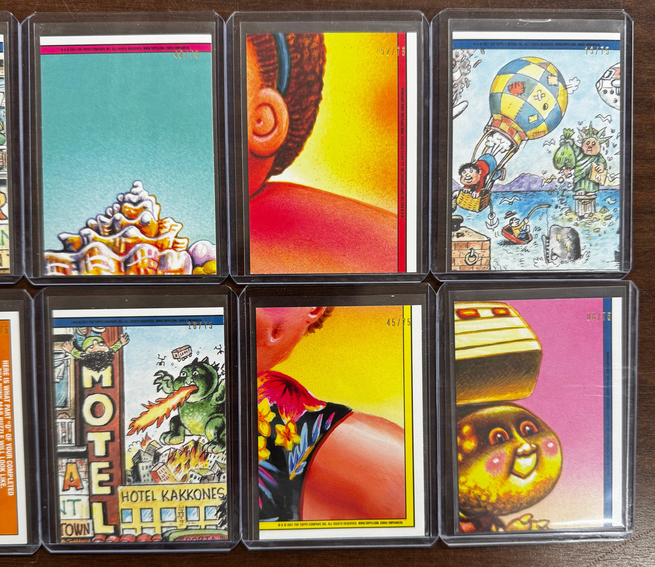 2021 Garbage Pail Kids Go On Vacation Blood Red 10 Card Lot Numbered /75 NM "C"