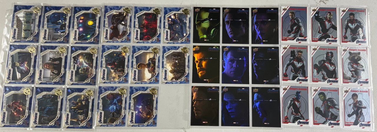 2020 Upper Deck Marvel Avengers Endgame Partial Set (80/90) W/ Inserts