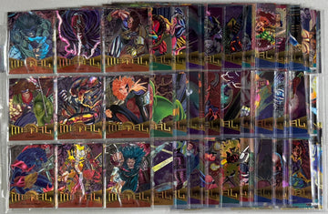 1995 Fleer Marvel Metal Complete Card Set (138) W/ Wrappers NM