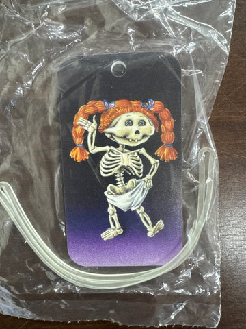 2021 Garbage Pail Kids Go On Vacation Bony Joanie Luggage Tag Factory Seal