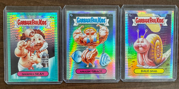 2021 Topps Chrome Garbage Pail Kids Series 4 3 Card Prism Refractor Lot /199 NM