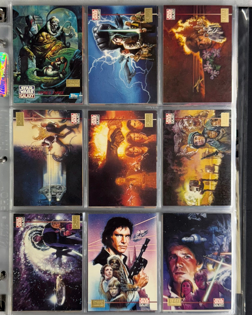 1995 Topps Star Wars Galaxy Series 3 Complete Set 1st Day W/ Inserts + Promos