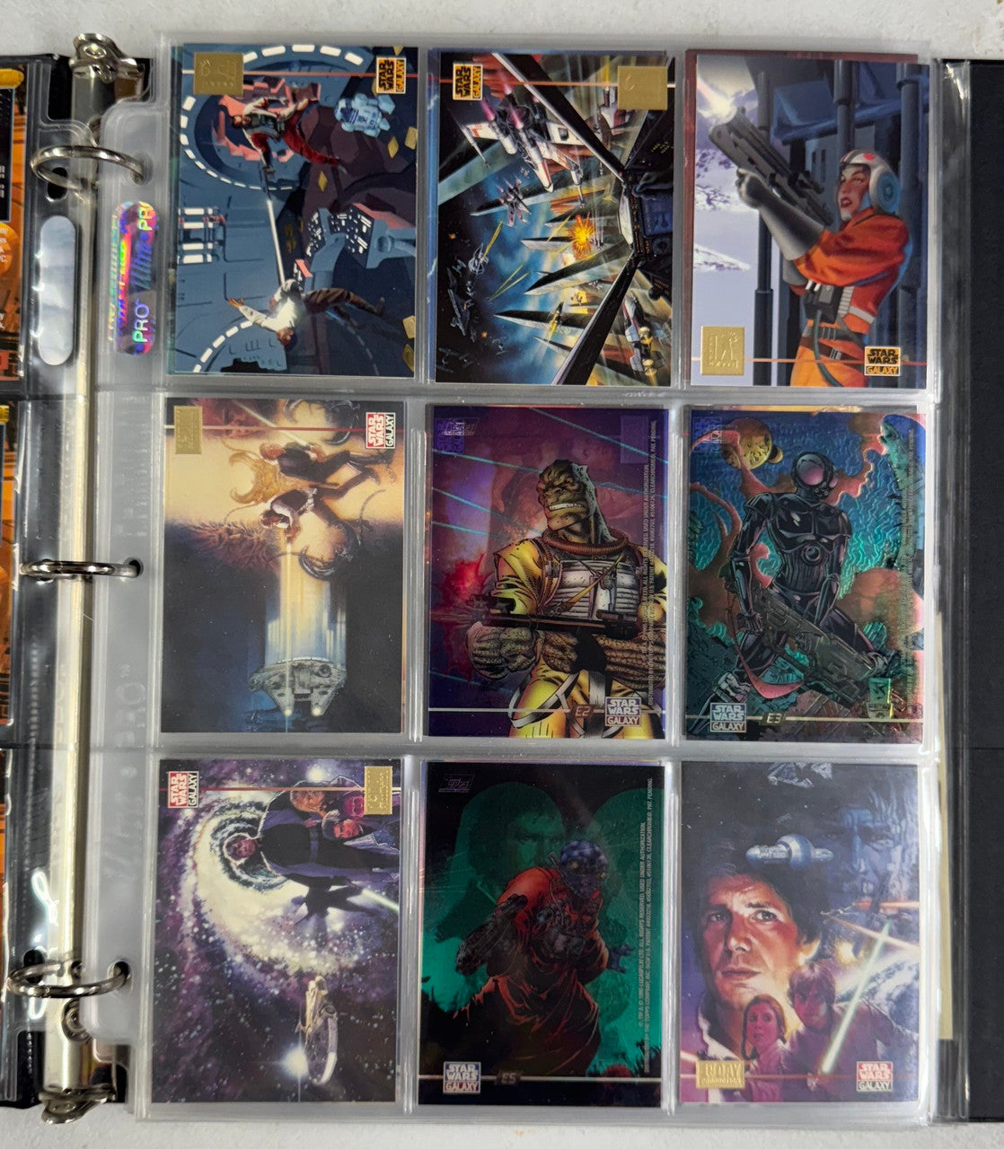 1995 Topps Star Wars Galaxy Series 3 Complete Set 1st Day W/ Inserts + Promos