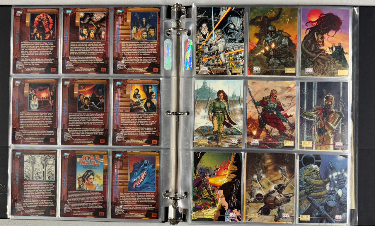 1995 Topps Star Wars Galaxy Series 3 Complete Set 1st Day W/ Inserts + Promos