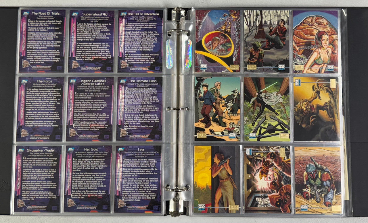1995 Topps Star Wars Galaxy Series 3 Complete Set 1st Day W/ Inserts + Promos