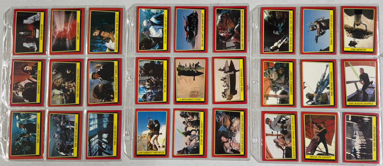 1983 Topps Return of the Jedi Series 1 Complete Set (132) W/ Stickers (31/33)