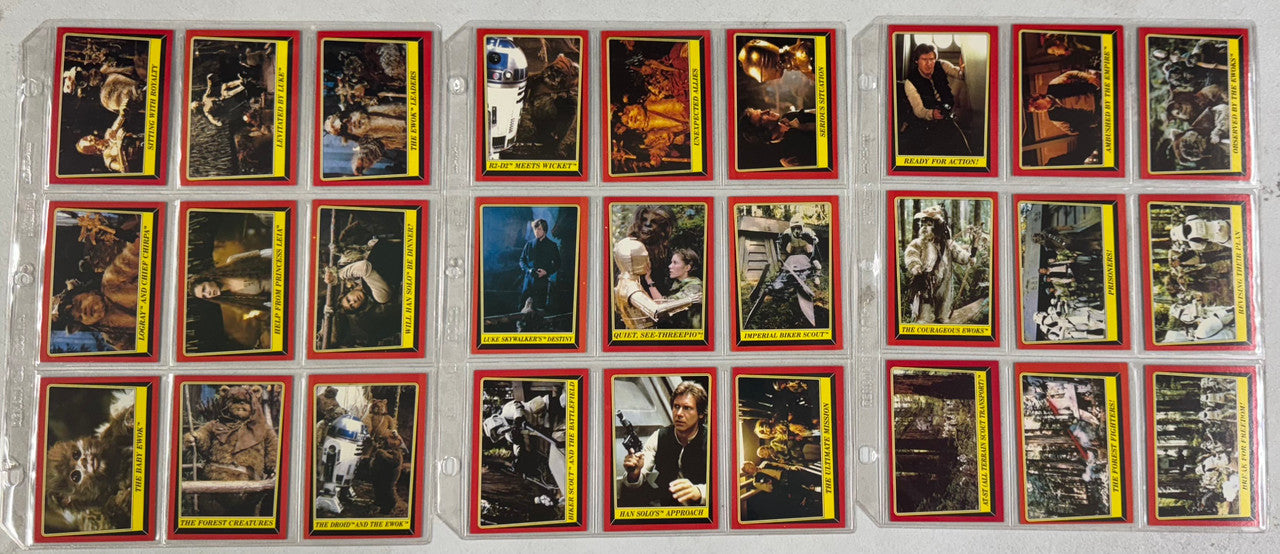 1983 Topps Return of the Jedi Series 1 Complete Set (132) W/ Stickers (31/33)