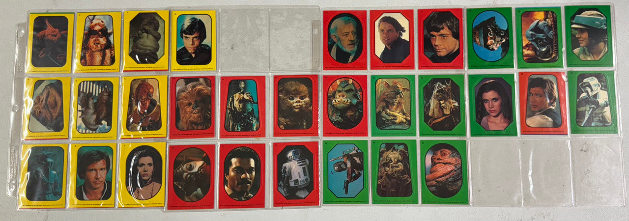 1983 Topps Return of the Jedi Series 1 Complete Set (132) W/ Stickers (31/33)