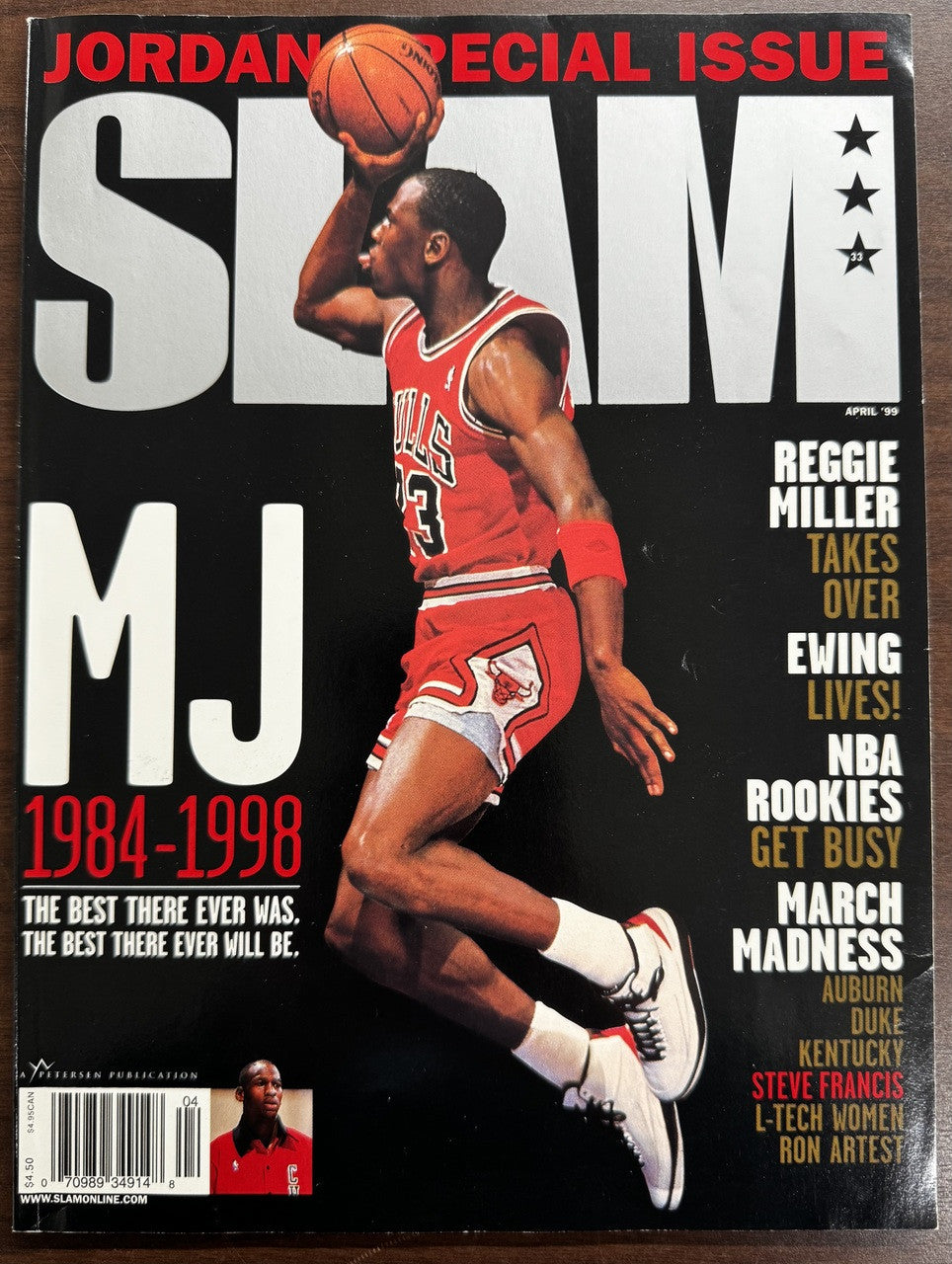 April 1999 Michael Jordan "MJ - The Best There Ever Was" Slam Magazine