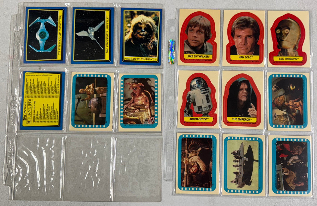 1983 Topps Return of the Jedi Series 2 Complete Set (88) W/ Stickers (11/22)