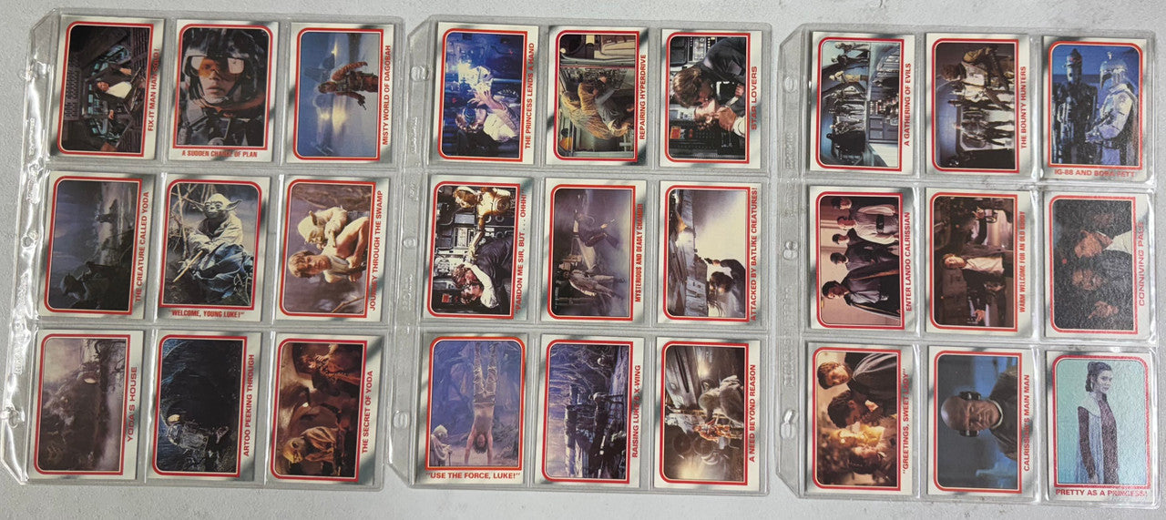 1980 Topps Empire Strikes Back Series 1 Complete Set (132) W/ Stickers (20/33)