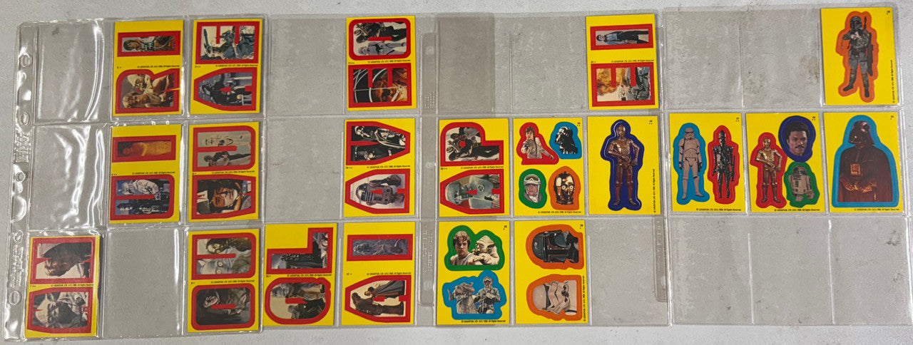 1980 Topps Empire Strikes Back Series 1 Complete Set (132) W/ Stickers (20/33)
