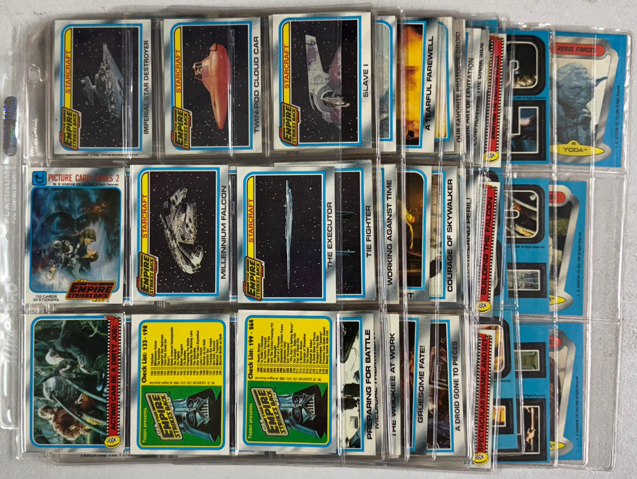 1980 Topps Empire Strikes Back Series 2 Complete Set (132) W/ Stickers (20/33)