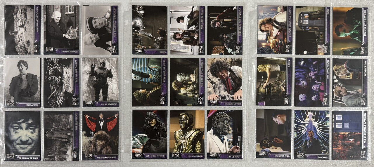 2009 Topps Doctor Who Timeless Complete Card Set (100/100) W/ Inserts