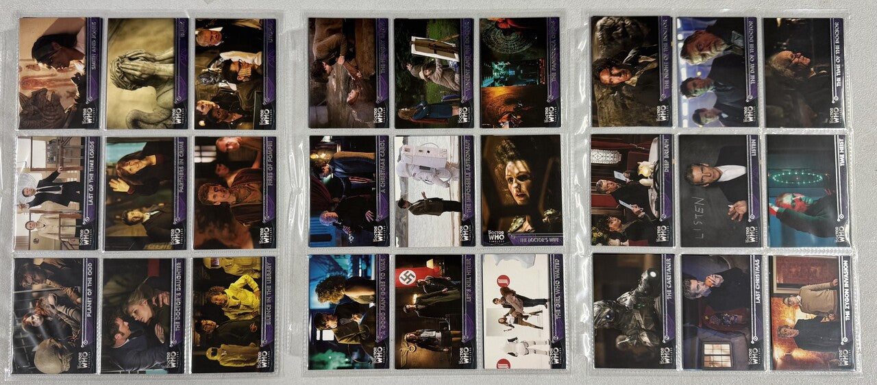 2009 Topps Doctor Who Timeless Complete Card Set (100/100) W/ Inserts