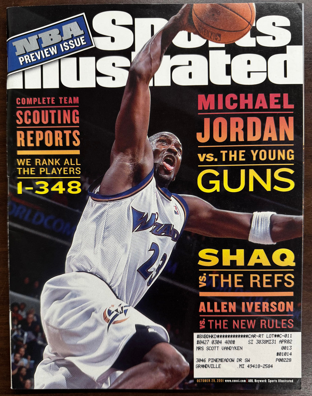 2000-03 Michael Jordan Return Sports Illustrated Lot of 4 "Happy 40th Michael" +