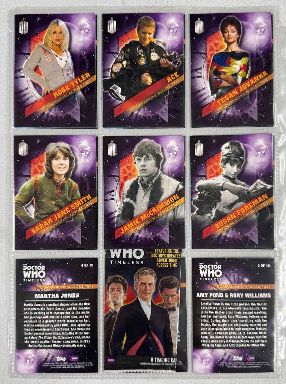2009 Topps Doctor Who Timeless Complete Card Set (100/100) W/ Inserts