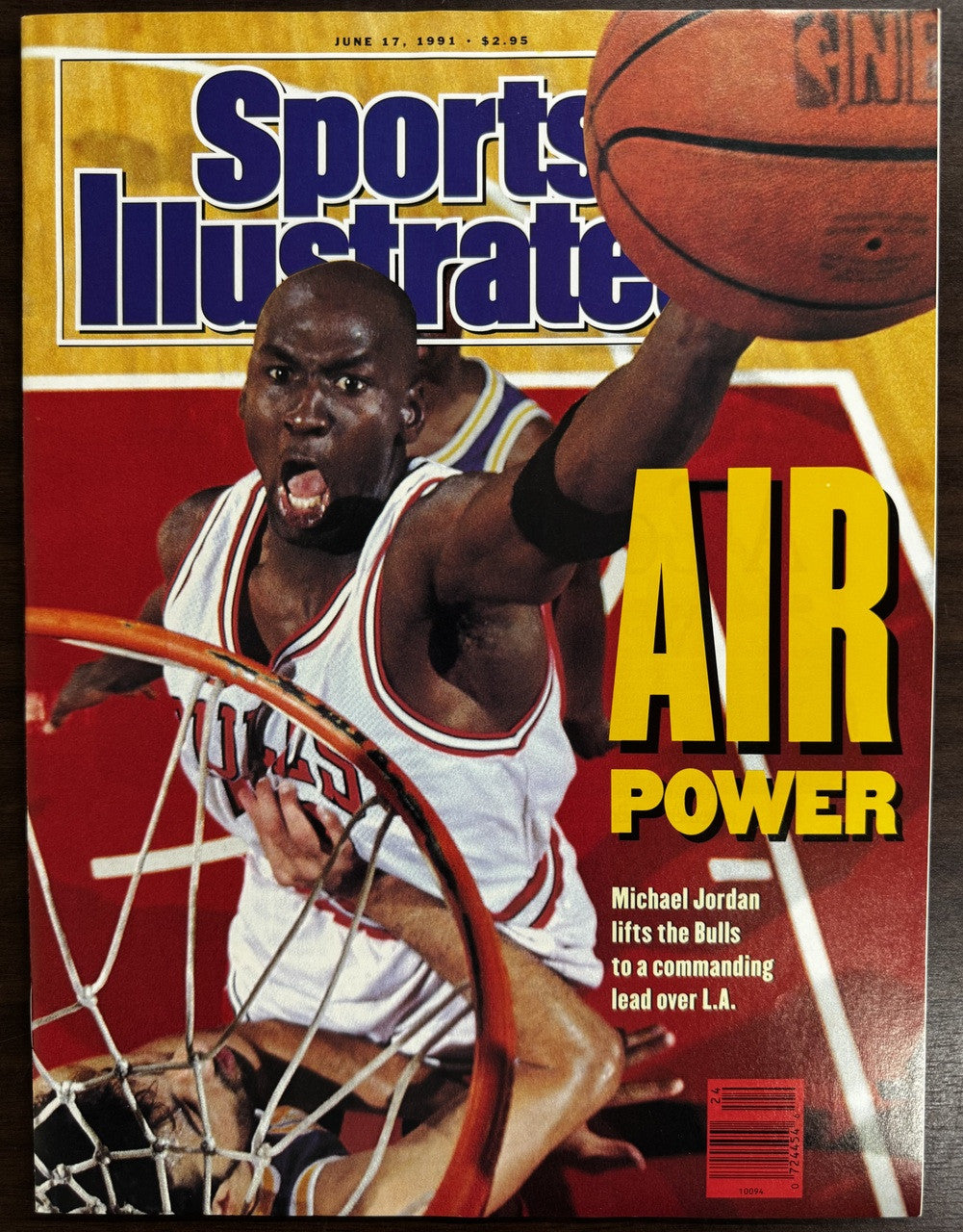 1991 Michael Jordan Sports Illustrated Magazines Lot of 2 "Air Power" "Finally"