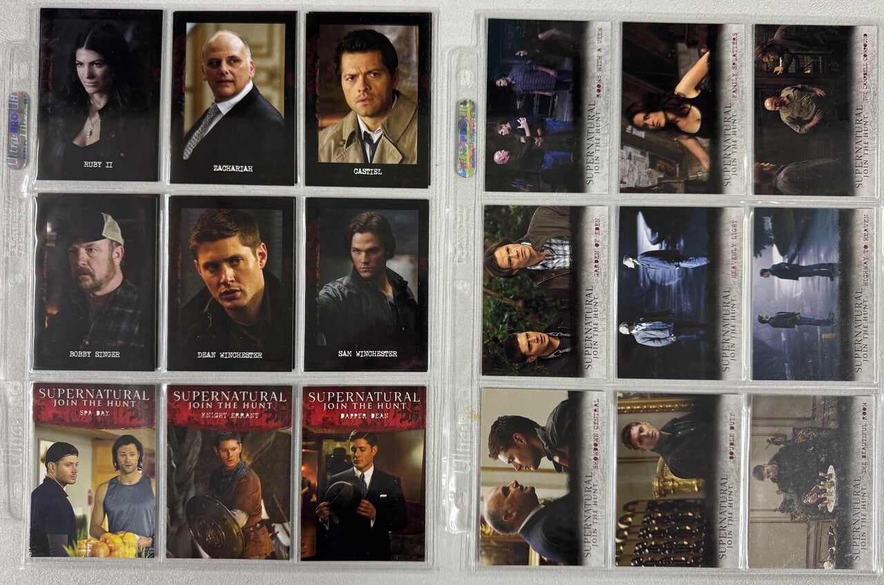 2016 Cryptozoic Supernatural Join the Hunt Seasons 4-6 Complete Set W/ Inserts